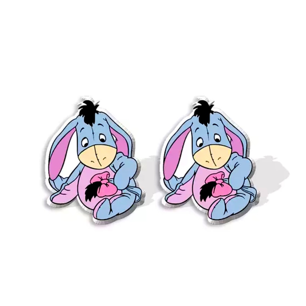 Eeyore Acrylic Stud Earrings